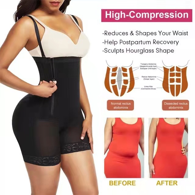 Women Tummy Control Underbust Corset Seamless Body Shaper